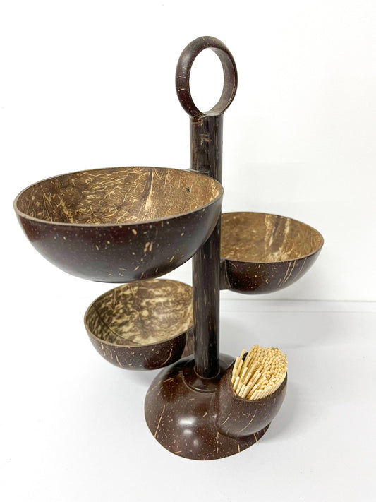 Tiered Artisanal Coconut Aperitivo Set